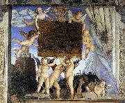 Andrea Mantegna Inscription with Putti oil painting reproduction